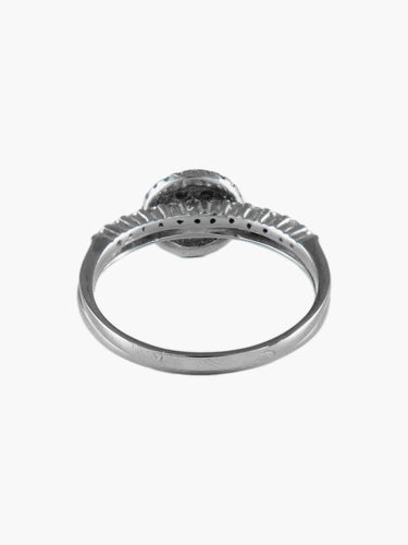 Bague 50 ALLIANCES "DUO" OR BLANC & DIAMANTS 58 Facettes BO/210020