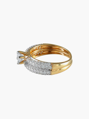 Bague 52 BAGUES ALLIANCES OR 58 Facettes SO133G