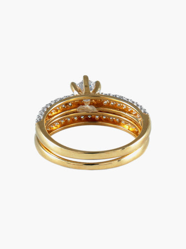 Bague 52 BAGUES ALLIANCES OR 58 Facettes SO133G
