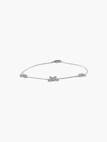 Bracelet BRACELET "PAPILLON" OR BLANC 58 Facettes BR1555W