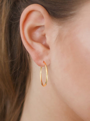 Boucles d'oreilles BOUCLES D’OREILLES " CREOLES " OR 58 Facettes BO2231