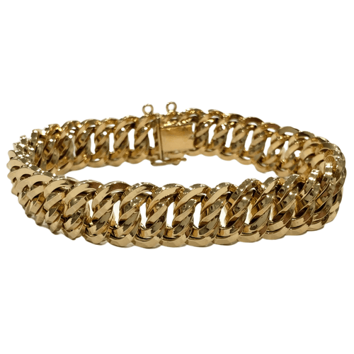 Bracelet Bracelet maille américaine, or jaune 58 Facettes