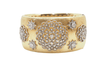 Bracelet 17cm Bracelet manchette or bicolore et diamants 58 Facettes 32265