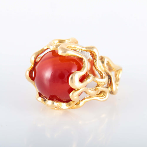 Bague 52 Bague Gilbert Albert Or jaune 8 billes interchangeables 58 Facettes