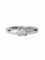 Bague 47 Solitaire Cartier, "Louis Cartier", or blanc et diamants. 58 Facettes 30629