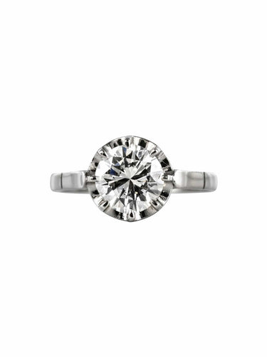 Bague 54 Solitaire diamant 1,50 carat 58 Facettes 19-649