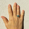 Bague 53 Bague style Marguerite Emeraude Diamants 58 Facettes 1