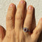 Bague 53 Bague style Marguerite Rubis Diamants 58 Facettes 1