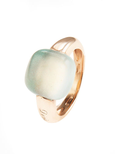 Bague 55 Bague Pomellato Topaze bleue 58 Facettes