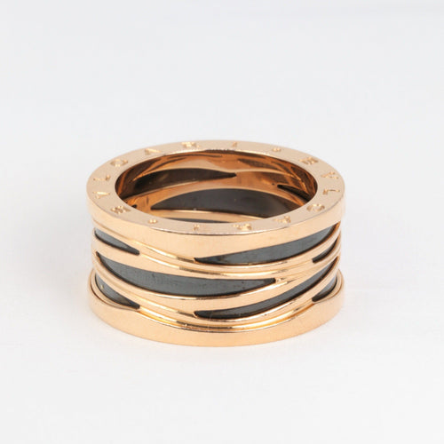 Bague BULGARI - Bague B.zero or rose 58 Facettes