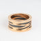 Bague BULGARI - Bague B.zero or rose 58 Facettes
