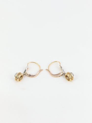Boucles d'oreilles Dormeuses Or et Diamants 58 Facettes 687