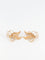 Boucles d'oreilles Boucles d’Oreilles Fleur Vintage en Or Rose 58 Facettes 501