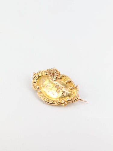 Broche Broche art nouveau en or et perles fines 58 Facettes 547