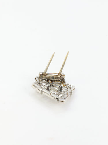 Broche Broche Art-Déco diamants 58 Facettes 665
