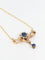 Collier Collier Art Nouveau Fleur saphirs et diamants 58 Facettes 391.15