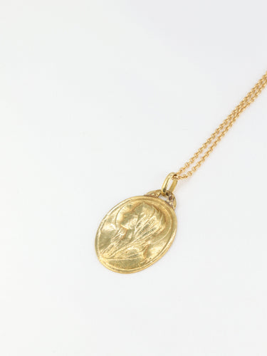 Pendentif P. Brandt - Médaille ancienne en or jaune 58 Facettes 243