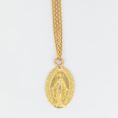 Pendentif Médaille en Or jaune 58 Facettes 497