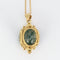 Pendentif Pendentif lanterne cabochons d’agate mousse 58 Facettes