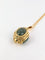 Pendentif Pendentif lanterne cabochons d’agate mousse 58 Facettes