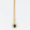 Pendentif Pendentif vintage marguerite en or, saphir et diamants 58 Facettes 52