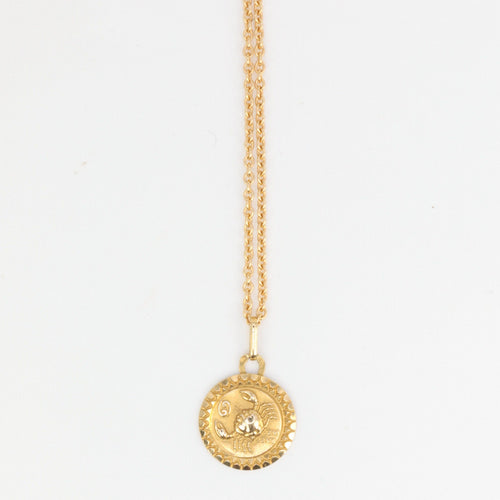 Pendentif Médaille vintage en or jaune 58 Facettes