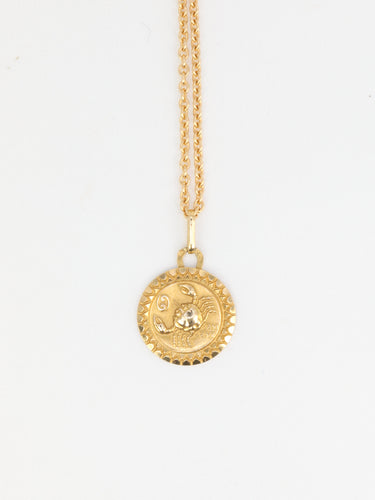 Pendentif Médaille vintage en or jaune 58 Facettes