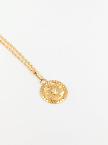 Pendentif Médaille vintage en or jaune 58 Facettes