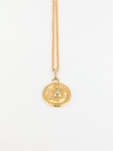 Pendentif Médaille vintage en or jaune 58 Facettes