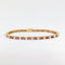 Bracelet Bracelet tennis vintage en or, rubis et diamants 58 Facettes 432