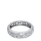 Boucles d'oreilles Alliance américaine or blanc 14 diamants 58 Facettes 5609