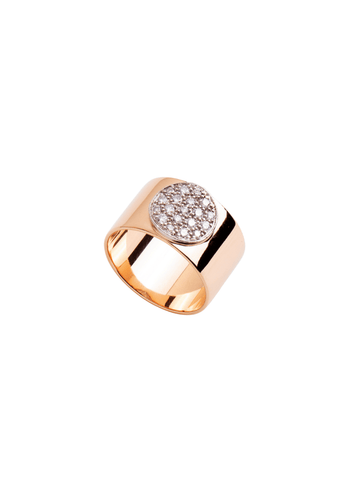Bague 54 Bague DINH VAN Anthéa Or Rose 750/1000 58 Facettes 64463-60874