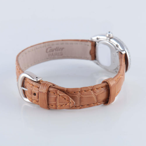 Montre Cartier Montre modèle baignoire diamant 58 Facettes