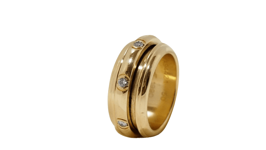 Bague Alliance Piaget Possession Or jaune Diamants 58 Facettes