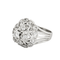 Bague Bague Dôme en or blanc platine et diamants 58 Facettes 15926