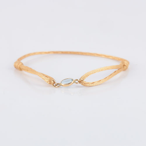 Bracelet Bracelet FIDELIS aigue-marine 58 Facettes