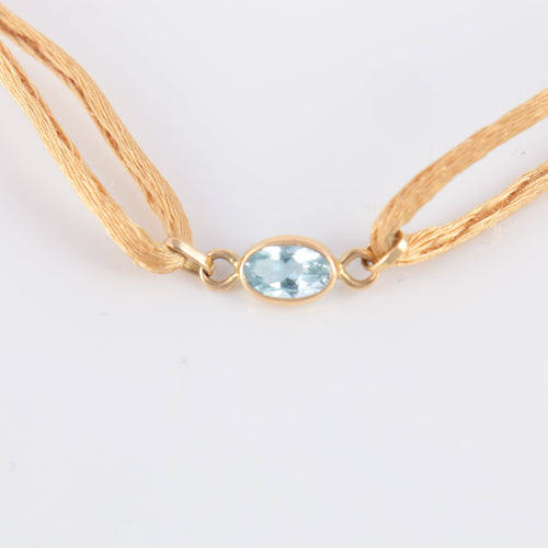 Bracelet Bracelet FIDELIS aigue-marine 58 Facettes