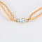 Bracelet Bracelet FIDELIS aigue-marine 58 Facettes