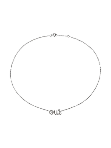 Collier Collier Dior "Oui" en or blanc et diamant. 58 Facettes 30560