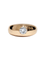 Bague 56 Bague jonc anglais or jaune diamant 58 Facettes 1-904/1