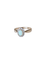 Bague Bague marguerite opale, diamants, or rose 58 Facettes