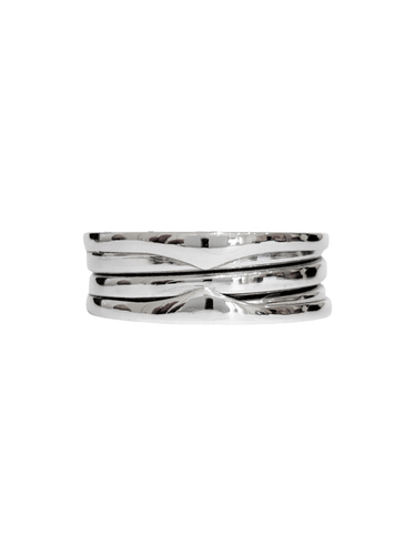Bague 54 Bague or blanc Bulgari B-Zéro1 58 Facettes 1-837/1