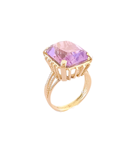 Bague Bague Améthyste rectangulaire 58 Facettes AB 1077