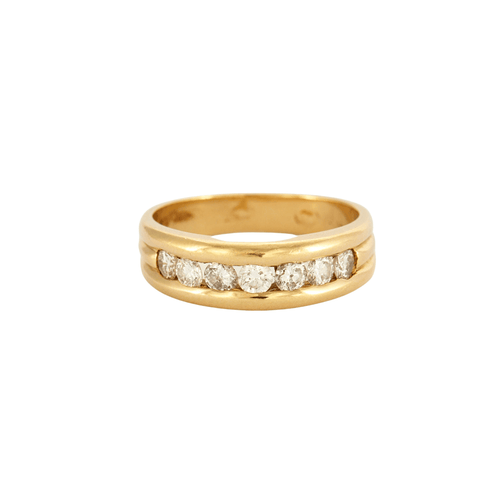 Bague 57 Demie alliance 7 Diamants 58 Facettes 230555