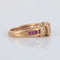 Bague Bague Vintage Or jaune Rubis Diamant 58 Facettes 1