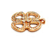 Pendentif Pendentif Fleur Or rose Diamant 58 Facettes 1176278CN