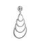 Boucles d'oreilles Boucles d'oreilles Quatre éléments ajourés Diamants 58 Facettes 1