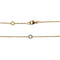 Collier Collier gouttière en or jaune, blanc et diamants. 58 Facettes 30419