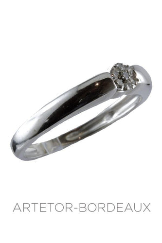 Bague 54 Bague diamant style solitaire 58 Facettes 25101