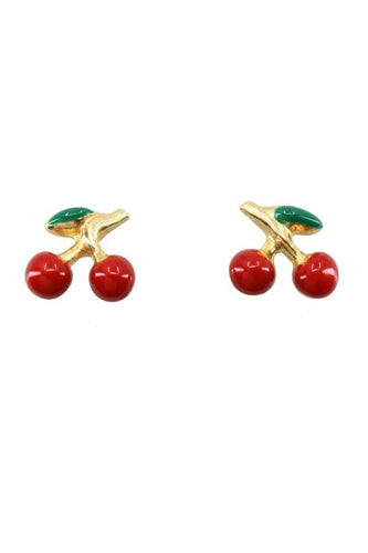 Boucles d'oreilles Boucles d'oreilles cerises 58 Facettes 037831